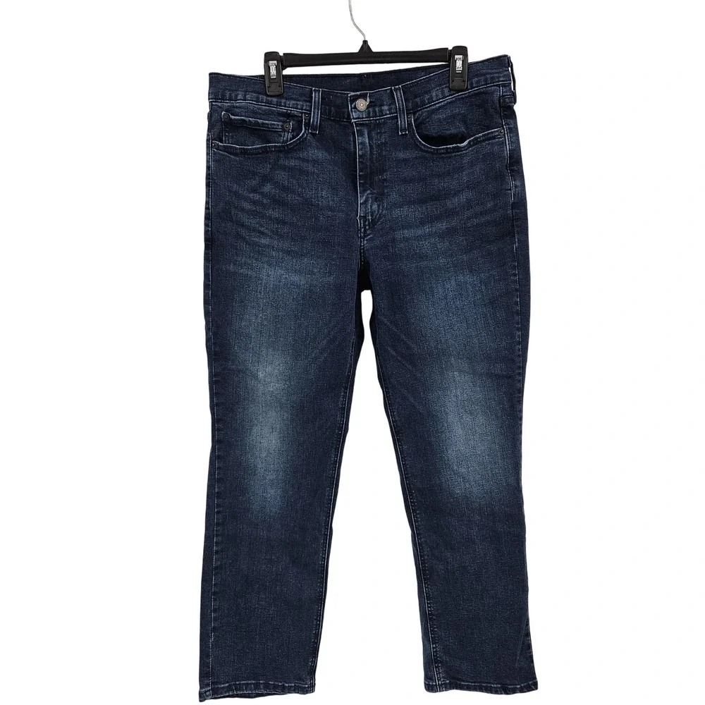 Levis 541‎ Jeans Mens 34x30 Blue Athletic Taper Stretch Denim Water Less Zip Fly
